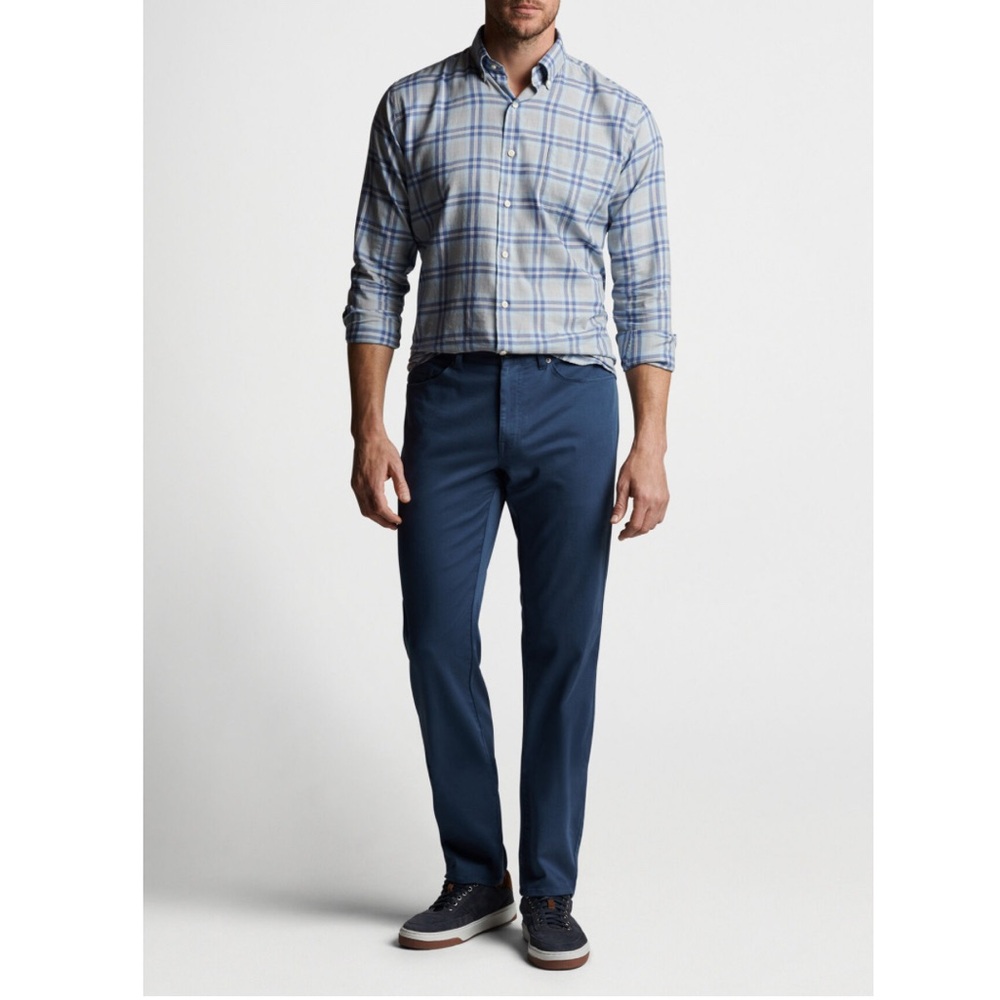 Peter Millar Ultimate Sateen Five-Pocket Pant: Navy